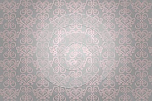 Luxury pink ornamental pattern