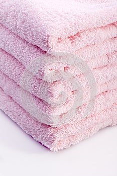 Luxury pink towels