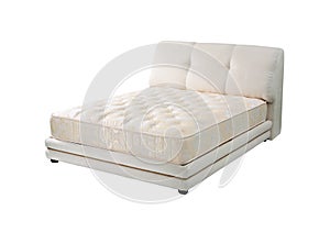 Luxury platform bed with mattress