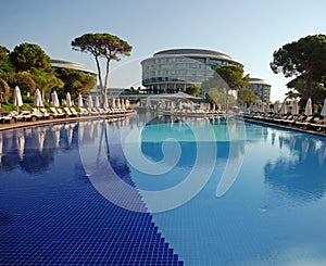 Luxury poolside