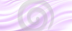 The luxury of purple fabric texture background.Closeup of rippled purple silk fabric.