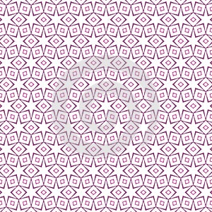 Luxury Purple Geometric Star Square Fence Fabric Print Texture.Vector Decoration Ornament Background Pattern.Digital Design