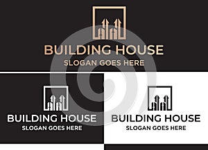 Luxury Real Estate Logo Design, Building, Home, Architect, House, Construction, Property , Real Estate Brand Identity , Vol 233