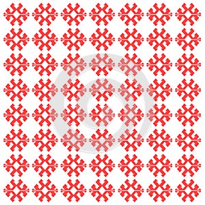Luxury Red Ornamental Pattern