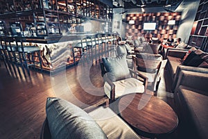 Luxury restaurant interior