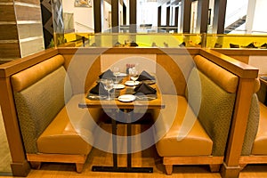 Luxury restaurant interiors