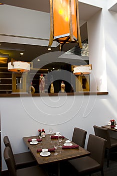 Luxury restaurant interiors