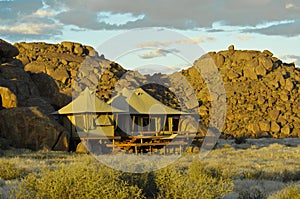 Luxury safari camp Namibia