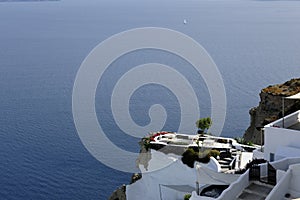 Luxury sea view balcony