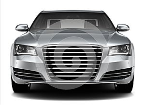 Luxury sedan front view