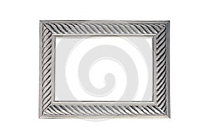 Luxury shiny ornamental metallic grey frame unique fancy trendy style