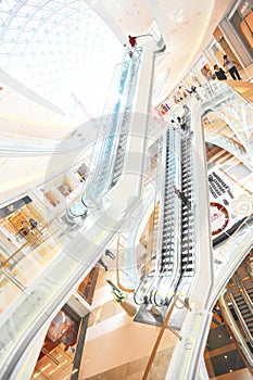 Luxury shopping center