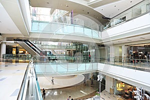 luxury shopping mall interior
