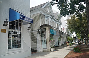 Luxury shops in Southampton Village, Long Island