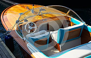 Luxury speedboat photo