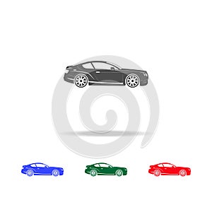 luxury sport car icons. Elements of transport element in multi colored icons. Premium quality graphic design icon. Simple icon