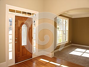 Luxury Stained Glass Door with Arch room