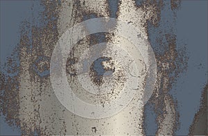 Luxury steel, silver, blue metal gradient background with distressed metal plate texture