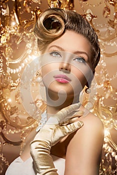 Luxury Styled Beauty Lady Portrait