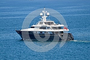 Luxury Super Yacht Boat on the Ocean