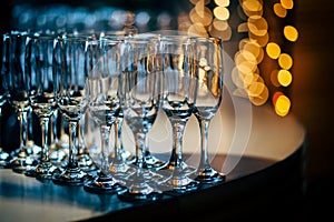 Luxury Table setting for party, Christmas, holidays and weddings