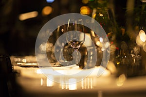 Luxury Table setting for weddings and social events.