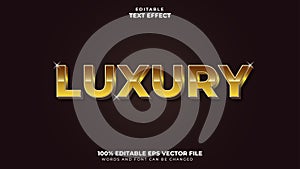 Luxury Text Effect, Editable Text Effect