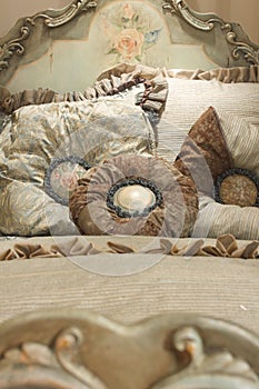 Luxury upscale bedding and linens