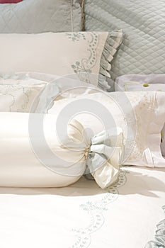 Luxury upscale bedding and linens