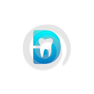 Dental vector logotype Premium letter D logo with modern design. Elegant corporate identity.vector illustration and logo inspirati