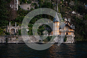 Luxury Villa Cagni Troubetzkoy at Lake - Lago di Como, Italy. Historical villa.