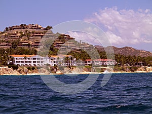 Luxury villa overlooking the sea photo