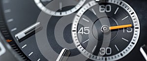luxury watch chronograph wrist watches close up
