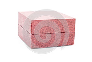 Luxury watch gift box isolated on white