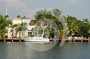 Luxury waterfront home photo