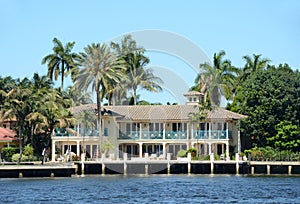 Luxury waterfront home in Florida