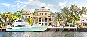 Luxury Waterfront Mansion in Fort Lauderdale Florida photo