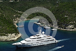 Luxury Yacht & Boats in Bonifacio Gulf, Corse, France
