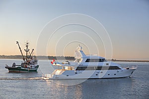 Luxury Yacht, Fraser River