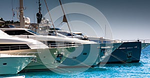 Luxury yachts in Split Croatia