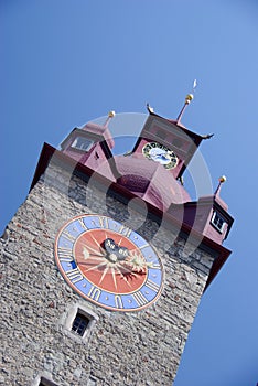Luzern Clocktower photo