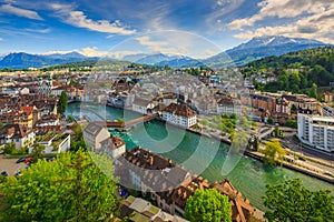 Luzern, Switzerland,top view