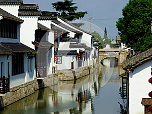 Luzhi ancient town view