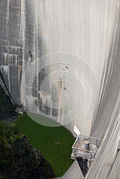 Luzzone dam in Switzerland