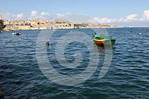 Luzzu Fishing boat, Grand Harbour