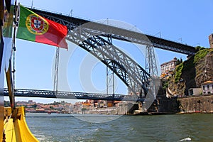 LuÃ­s I Bridge of Porto from the Douro River