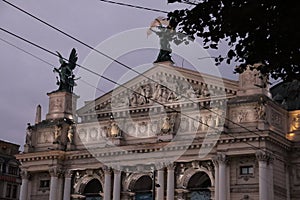 Lviv architecture teatr
