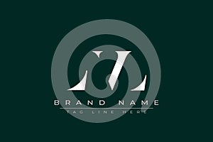 LVL abstract letter logo design