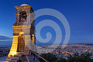 Lycabettus hill in Athens