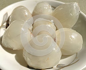 Lychee. Fresh lychees.